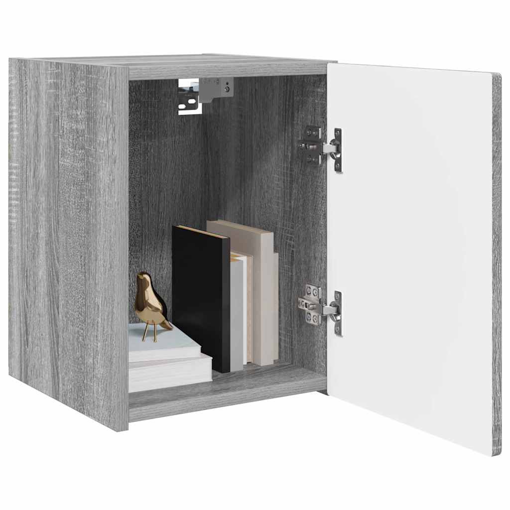 TV-Wandschrank 2 stk. Sonoma-Grau Holzwerkstoff