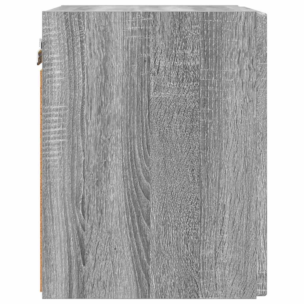TV-Wandschrank 2 stk. Sonoma-Grau Holzwerkstoff