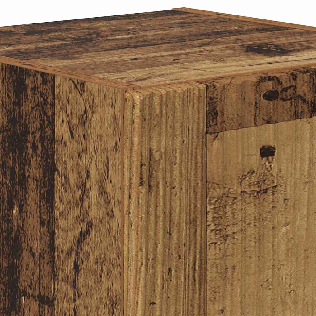 TV-Wandschrank 2 stk. Altholz Holzwerkstoff