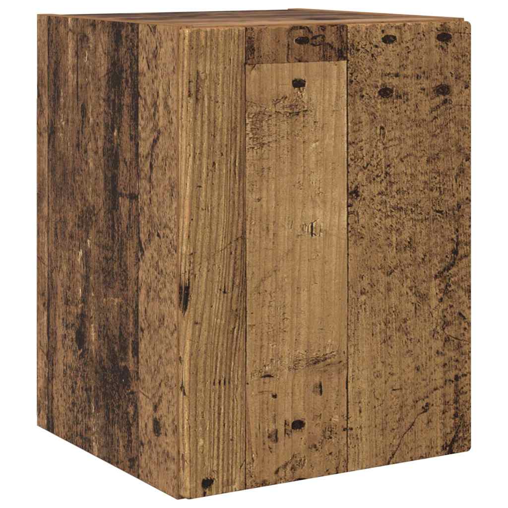TV-Wandschrank 2 stk. Altholz Holzwerkstoff