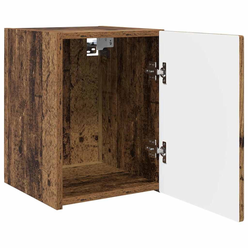 TV-Wandschrank 2 stk. Altholz Holzwerkstoff