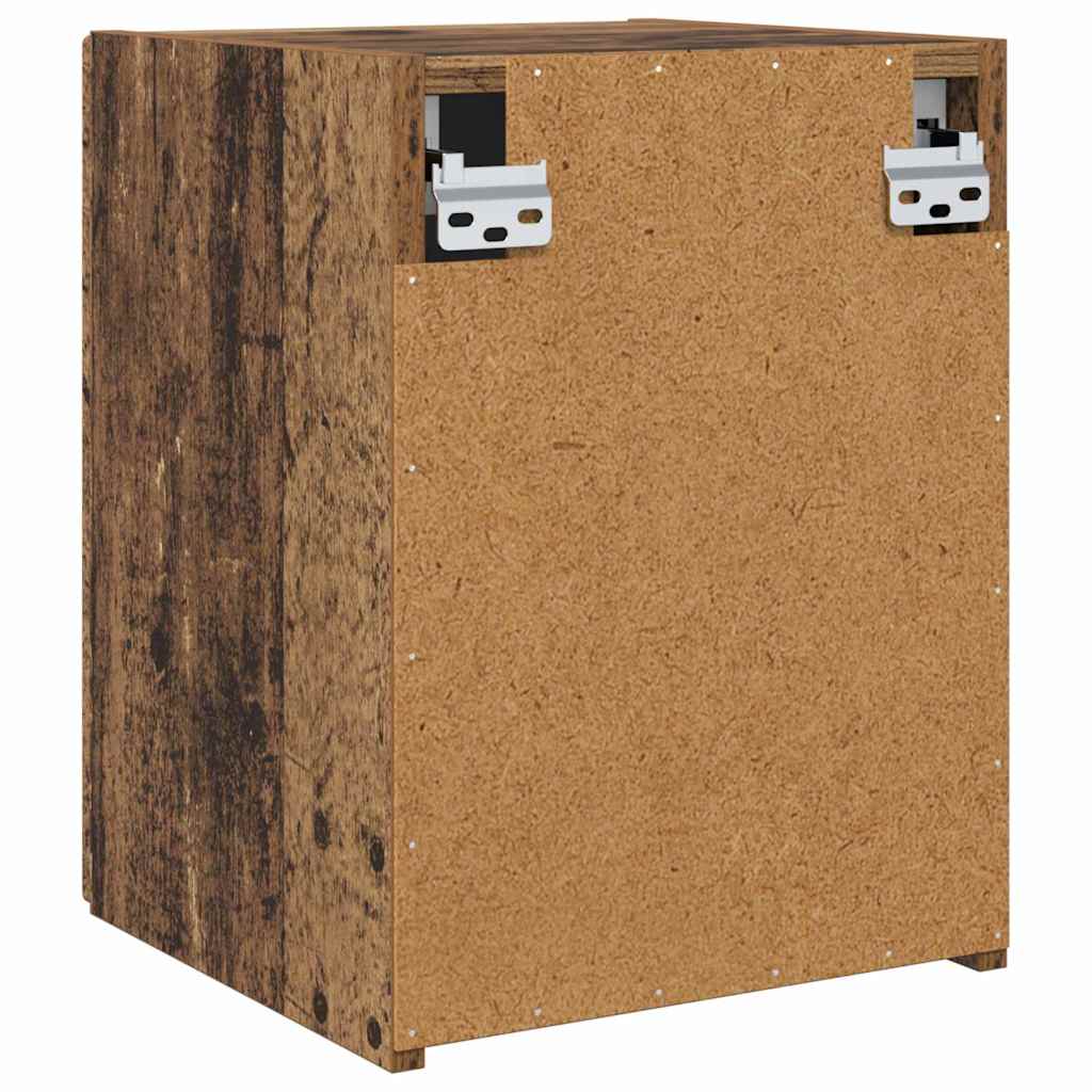 TV-Wandschrank 2 stk. Altholz Holzwerkstoff
