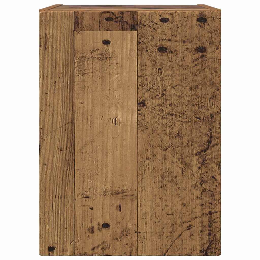 TV-Wandschrank 2 stk. Altholz Holzwerkstoff