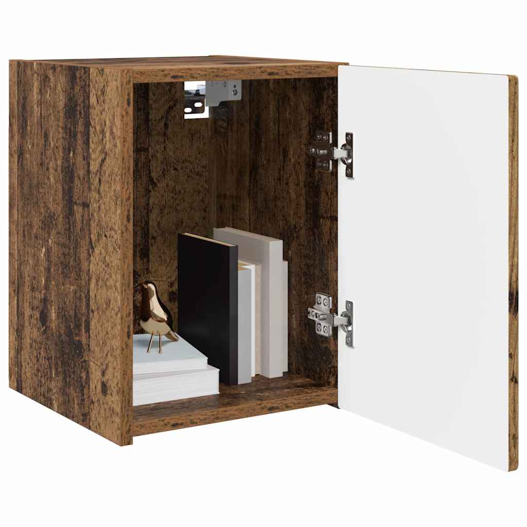TV-Wandschrank 2 stk. Altholz Holzwerkstoff