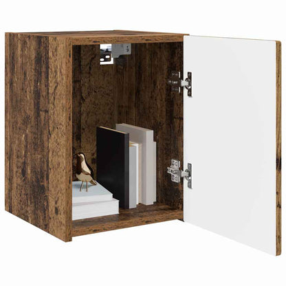 TV-Wandschrank 2 stk. Altholz Holzwerkstoff