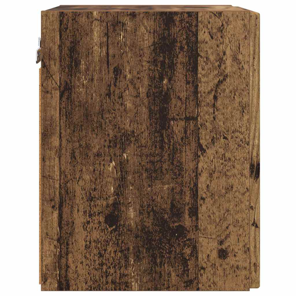 TV-Wandschrank 2 stk. Altholz Holzwerkstoff