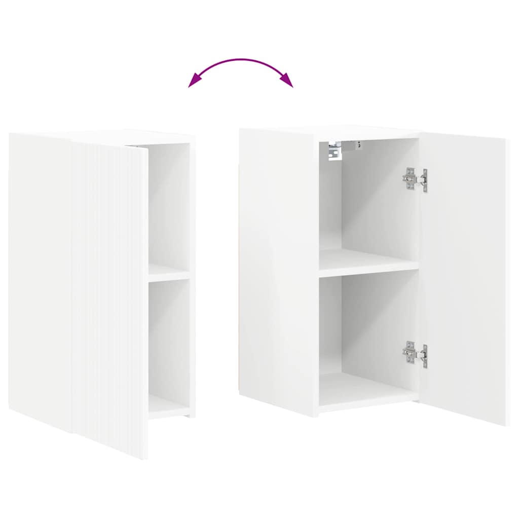 TV-Wandschrank 30 x 31 x 60 cm Weiß Holzwerkstoff