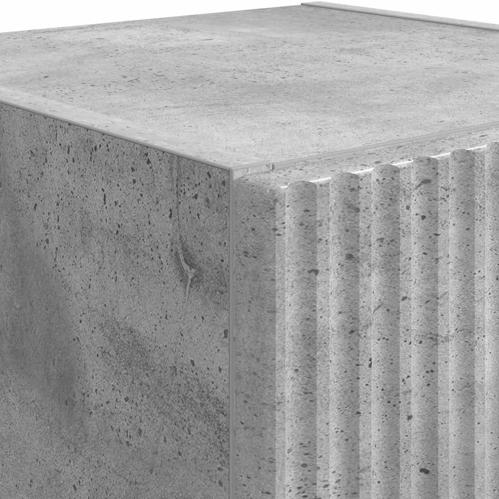 TV-Wandschrank 2 stk. Beton Holzwerkstoff