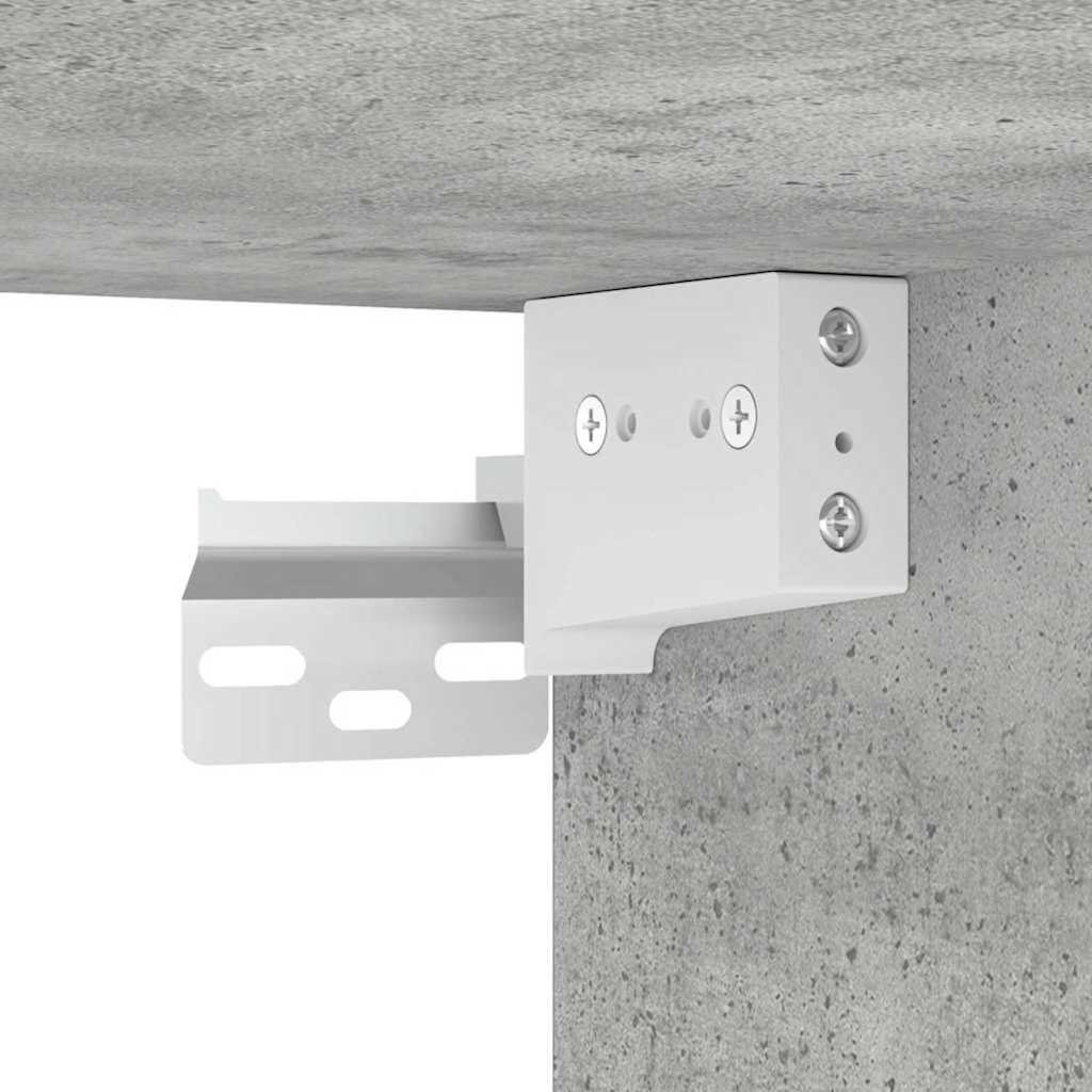 TV-Wandschrank 2 stk. Beton Holzwerkstoff