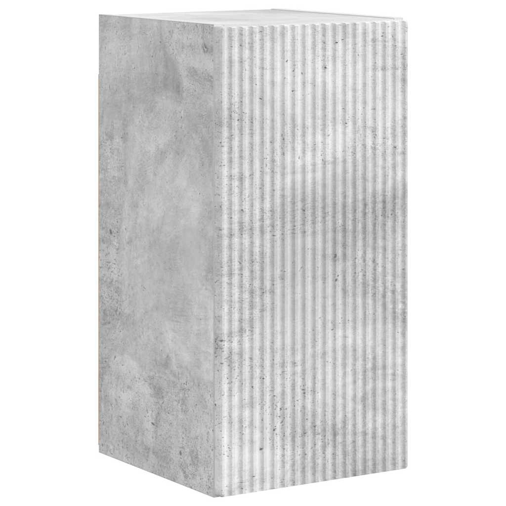 TV-Wandschrank 2 stk. Beton Holzwerkstoff