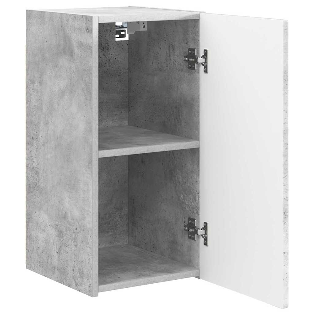 TV-Wandschrank 2 stk. Beton Holzwerkstoff