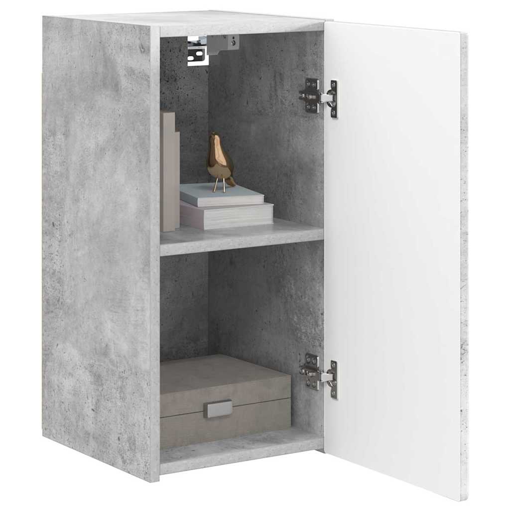 TV-Wandschrank 2 stk. Beton Holzwerkstoff