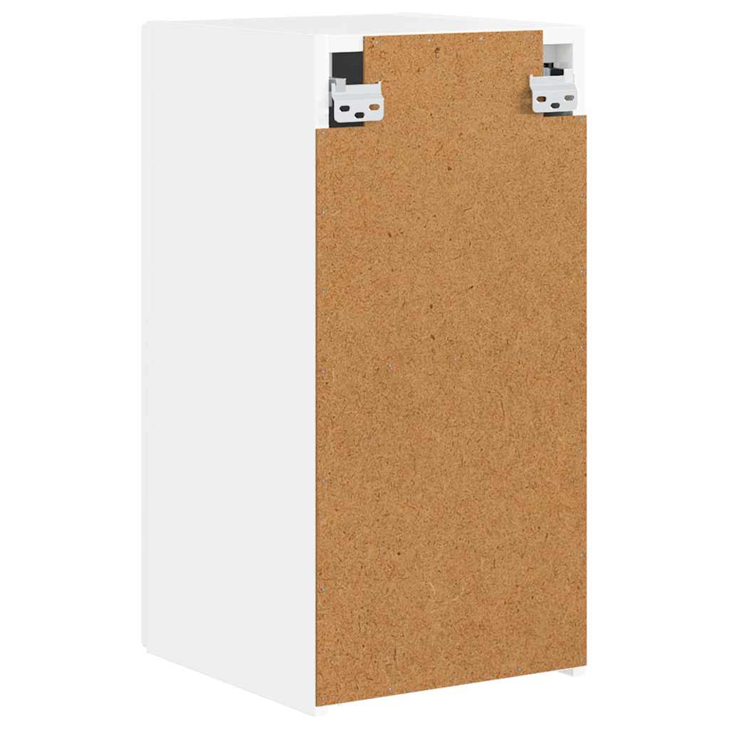 TV-Wandschrank 2 stk. Glänzend Weiß Holzwerkstoff
