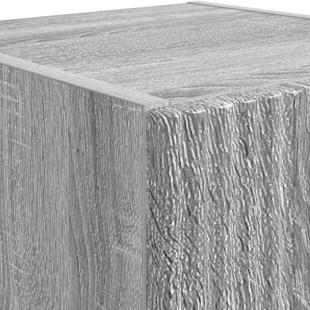 TV-Wandschrank 2 stk. Sonoma-Grau Holzwerkstoff