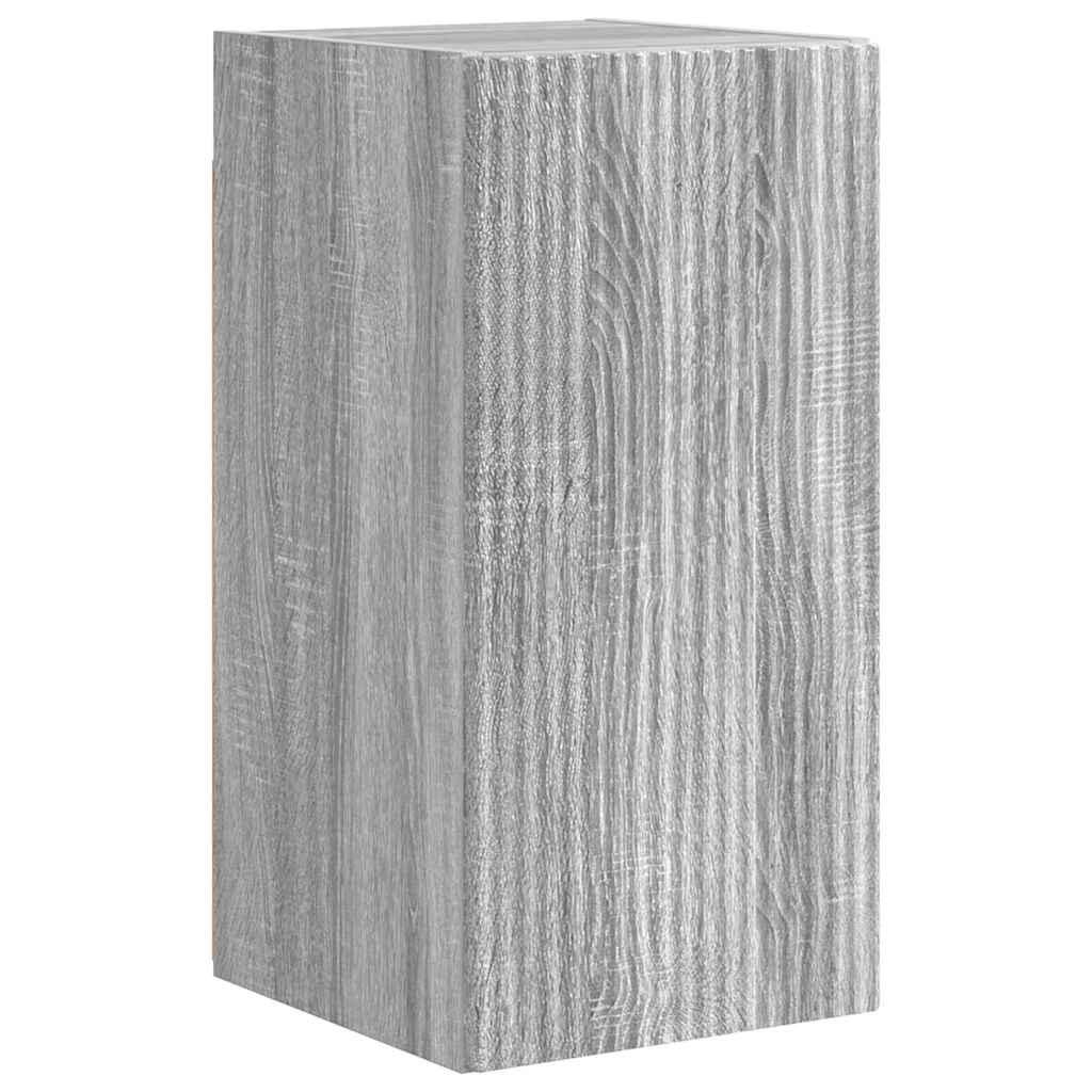 TV-Wandschrank 2 stk. Sonoma-Grau Holzwerkstoff