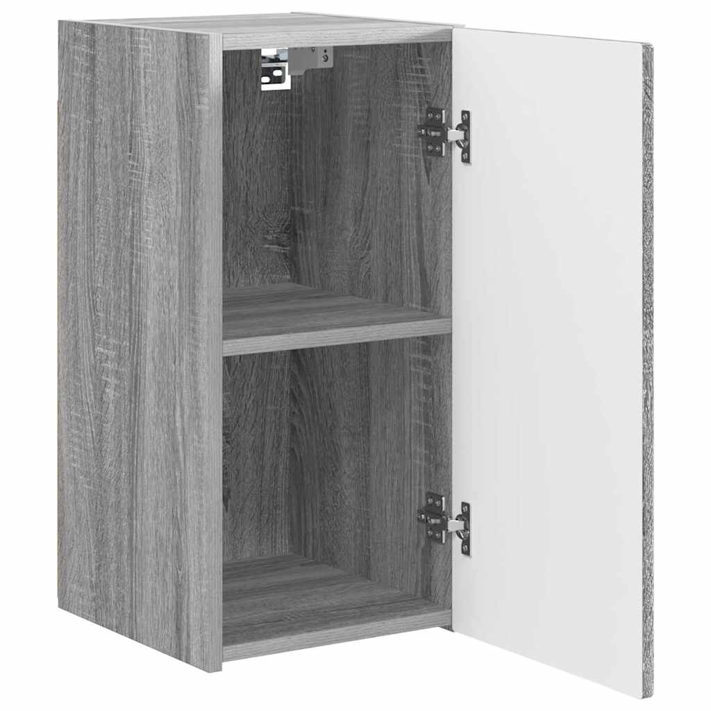 TV-Wandschrank 2 stk. Sonoma-Grau Holzwerkstoff