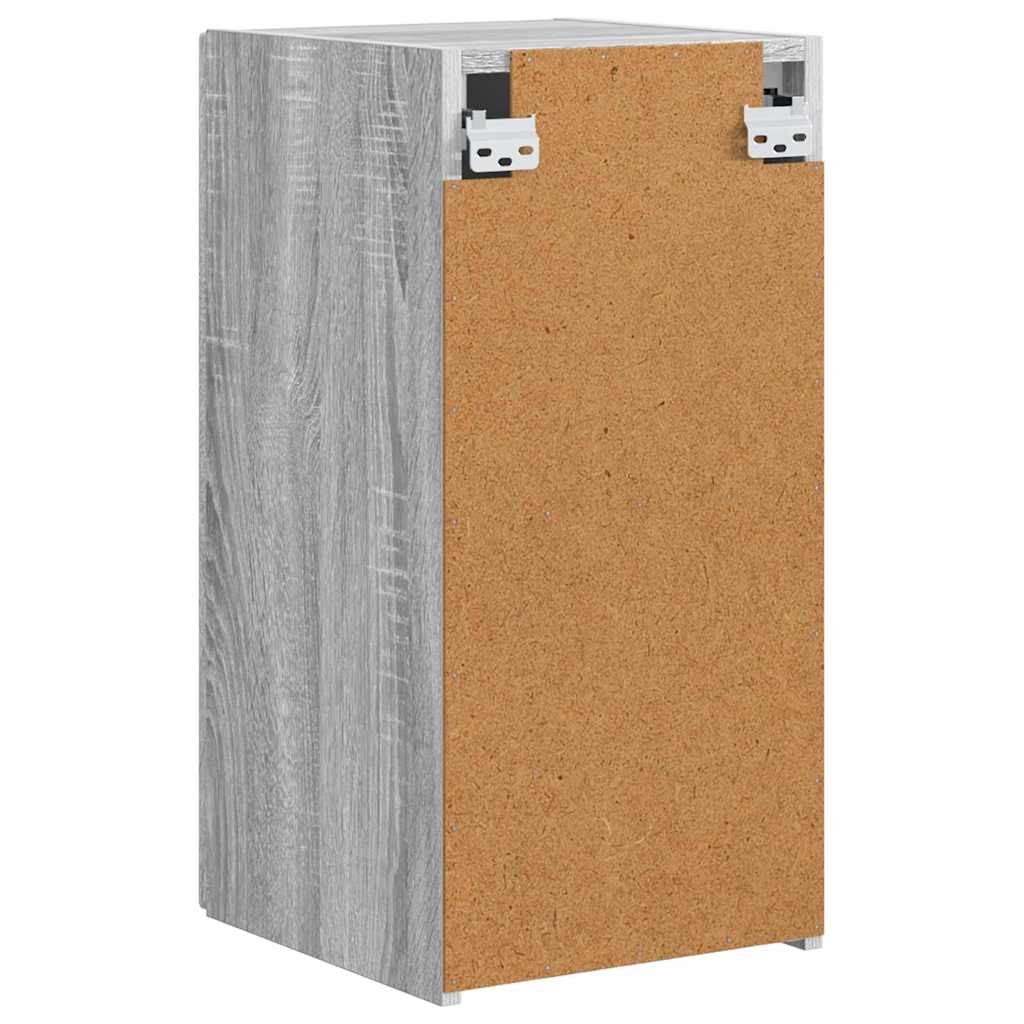 TV-Wandschrank 2 stk. Sonoma-Grau Holzwerkstoff