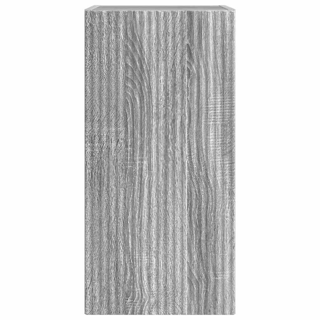 TV-Wandschrank 2 stk. Sonoma-Grau Holzwerkstoff