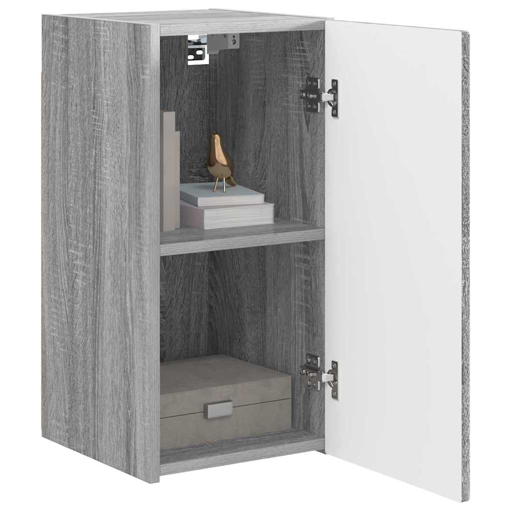 TV-Wandschrank 2 stk. Sonoma-Grau Holzwerkstoff