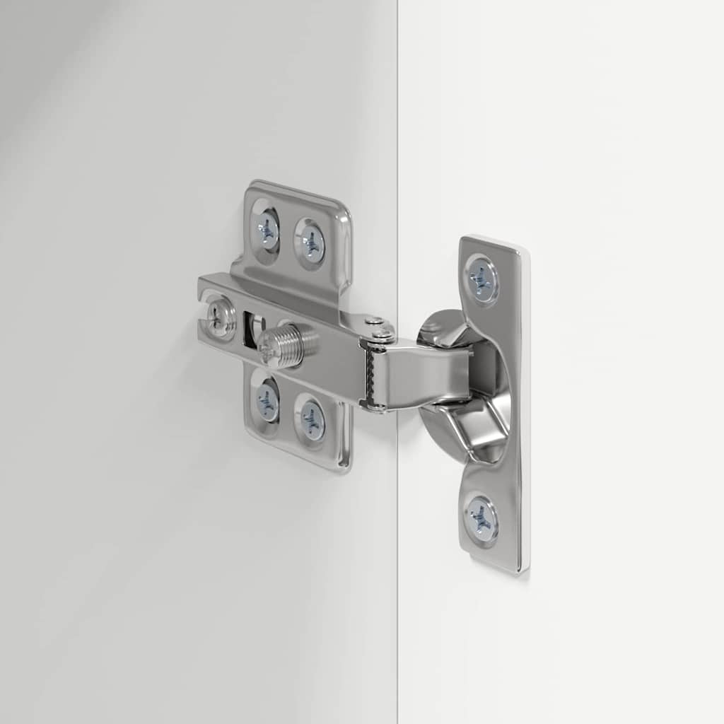 TV-Wandschrank 2 stk. Weiß Holzwerkstoff
