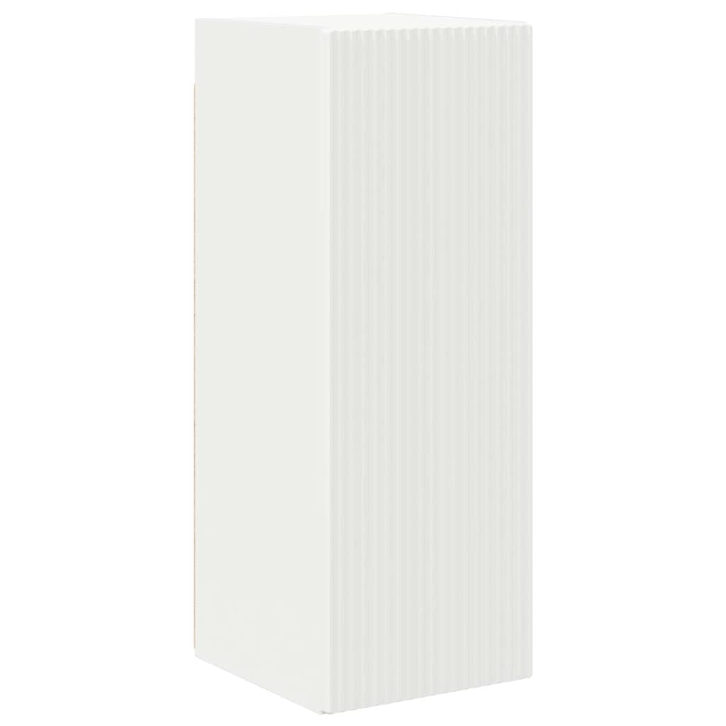 TV-Wandschrank 2 stk. Weiß Holzwerkstoff