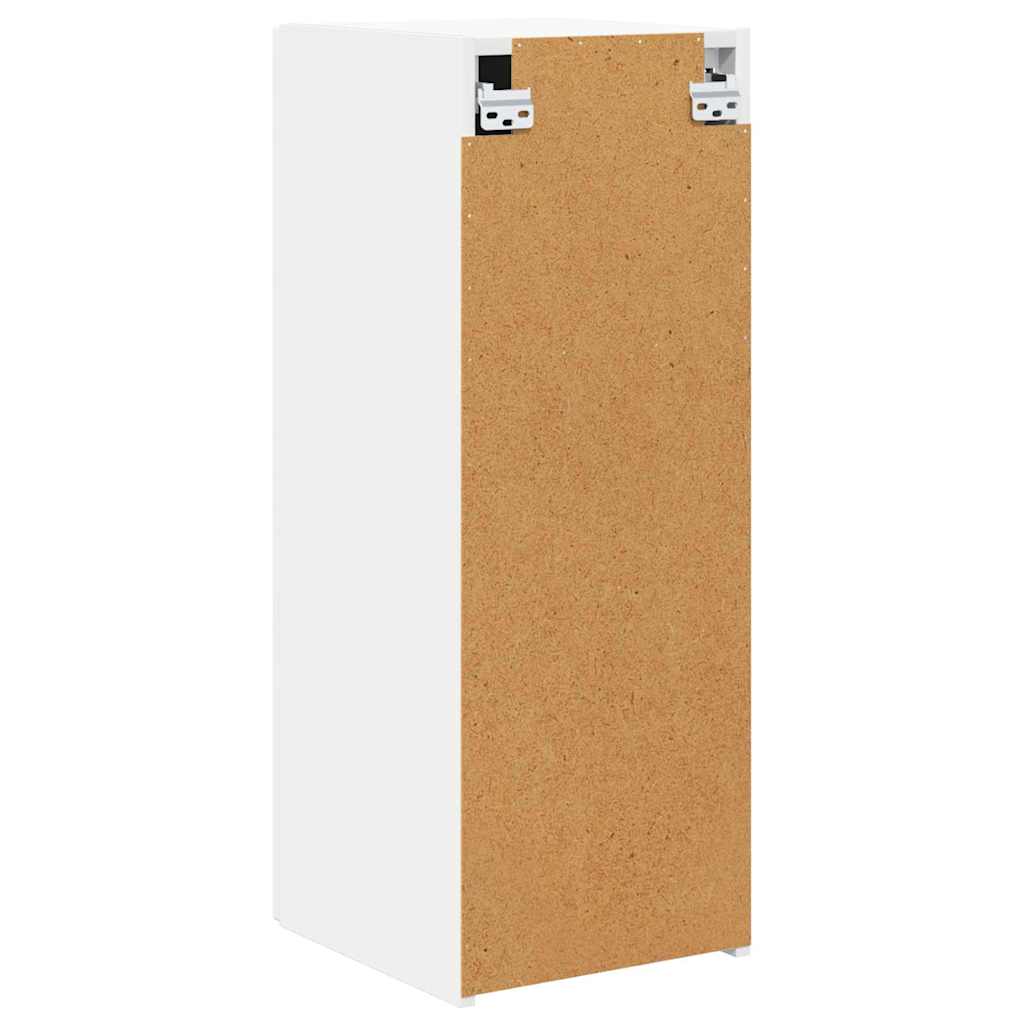 TV-Wandschrank 2 stk. Weiß Holzwerkstoff