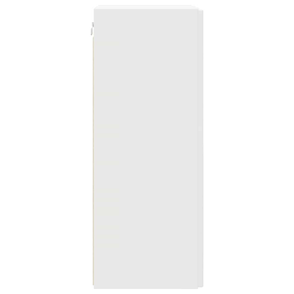 TV-Wandschrank 2 stk. Weiß Holzwerkstoff