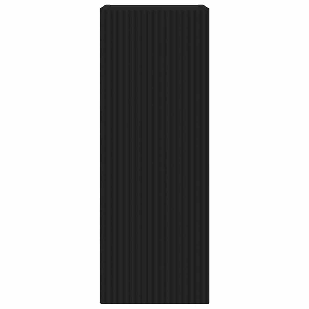 TV-Wandschrank 2 stk. Schwarz Holzwerkstoff
