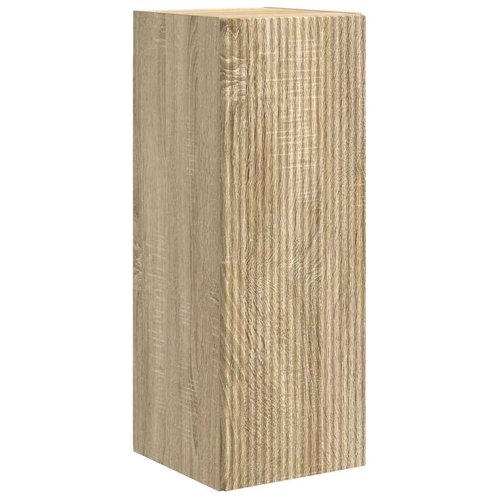 TV-Wandschrank 2 stk. Sonoma Holzwerkstoff