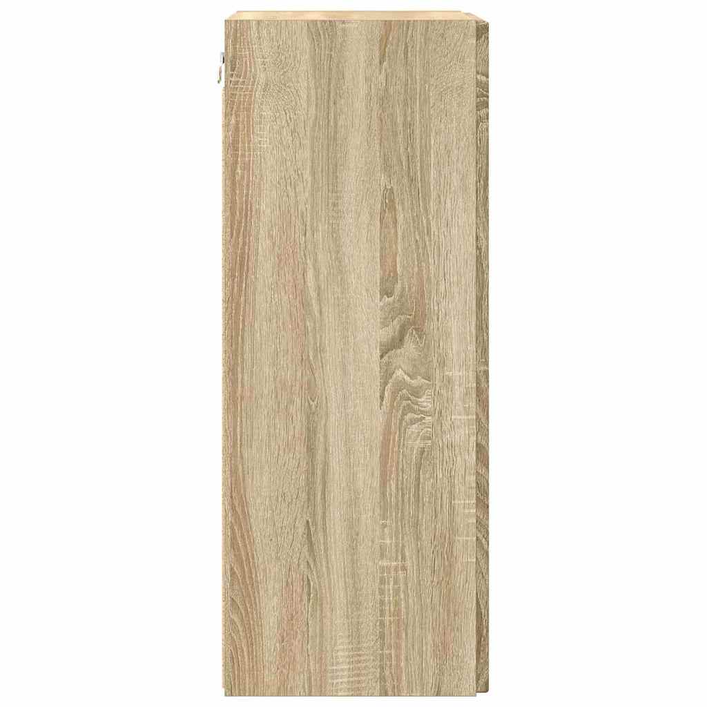 TV-Wandschrank 2 stk. Sonoma Holzwerkstoff