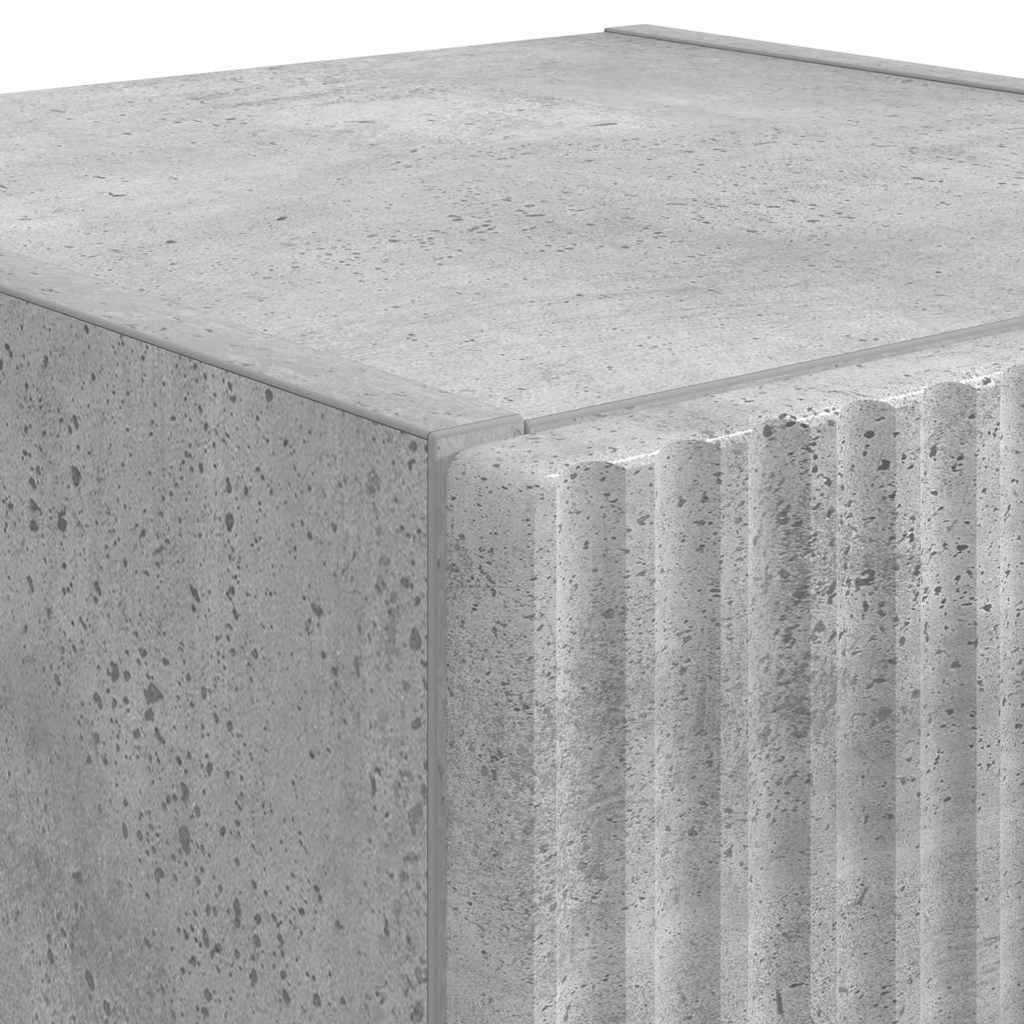 TV-Wandschrank 2 stk. Beton Holzwerkstoff