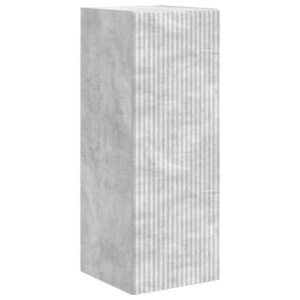 TV-Wandschrank 2 stk. Beton Holzwerkstoff
