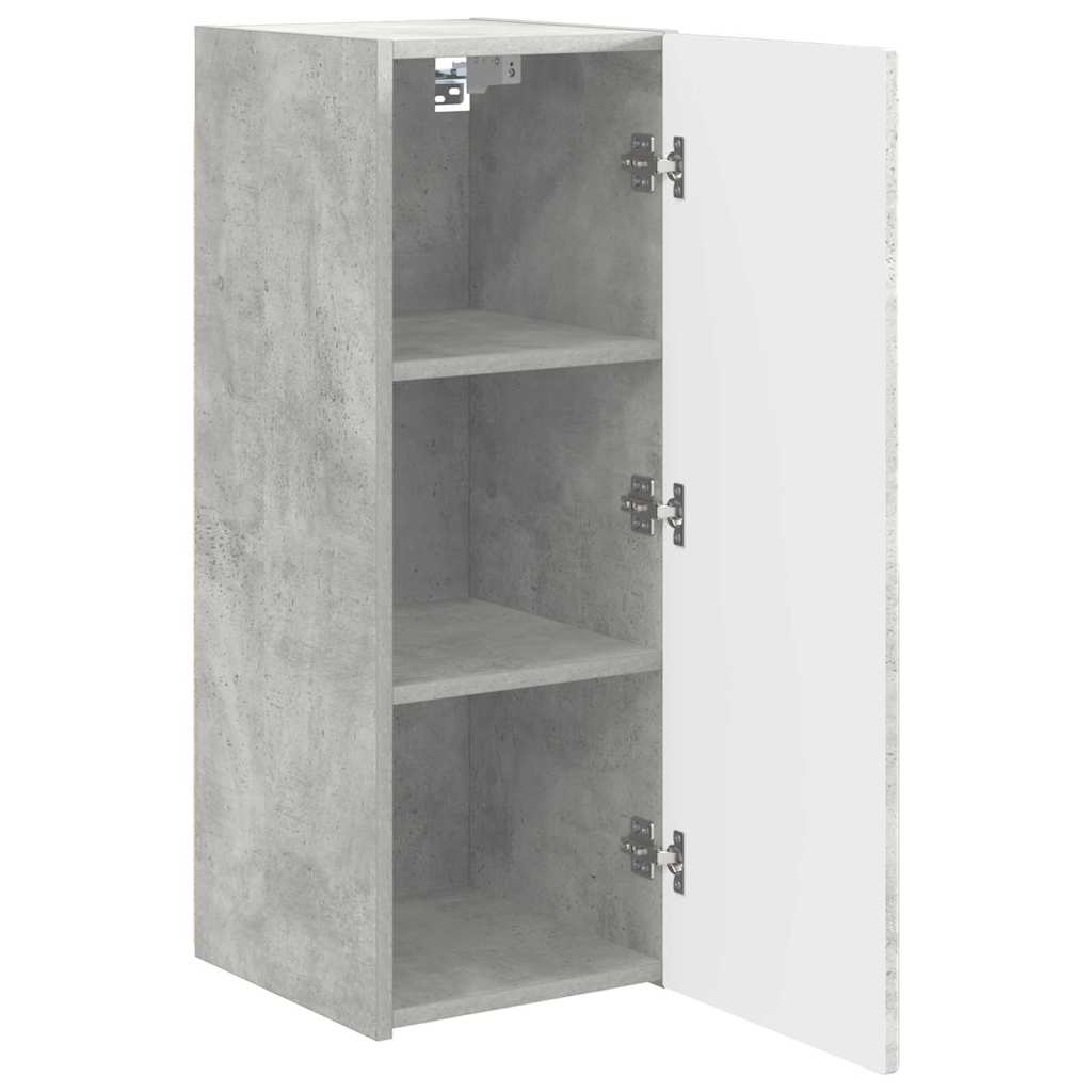 TV-Wandschrank 2 stk. Beton Holzwerkstoff