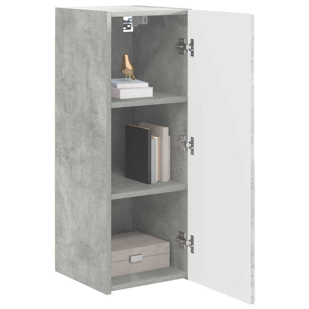 TV-Wandschrank 2 stk. Beton Holzwerkstoff