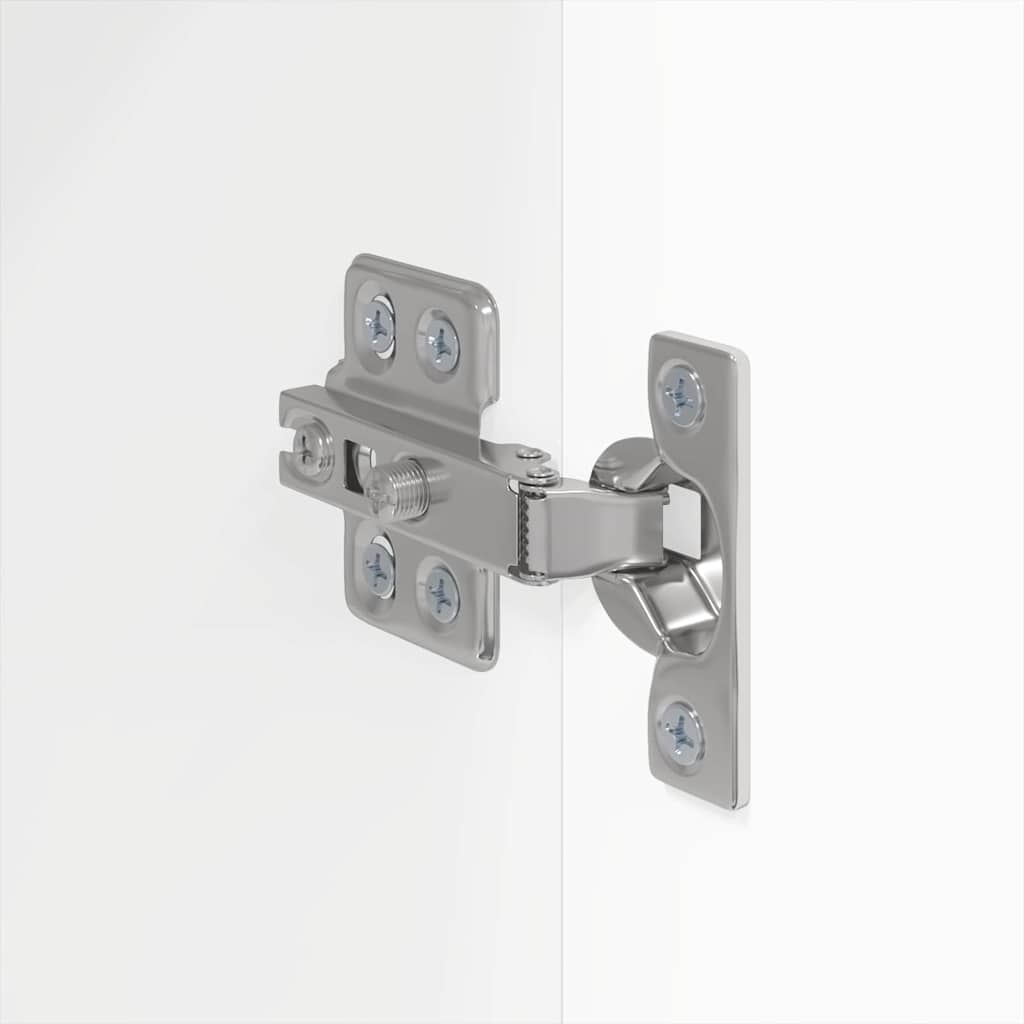 TV-Wandschrank 2 stk. Glänzend Weiß Holzwerkstoff