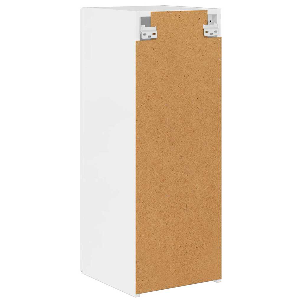 TV-Wandschrank 2 stk. Glänzend Weiß Holzwerkstoff