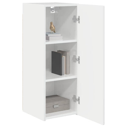 TV-Wandschrank 2 stk. Glänzend Weiß Holzwerkstoff