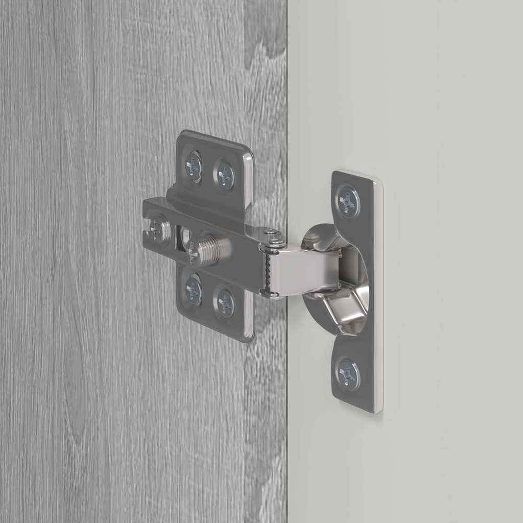 TV-Wandschrank 2 stk. Sonoma-Grau Holzwerkstoff