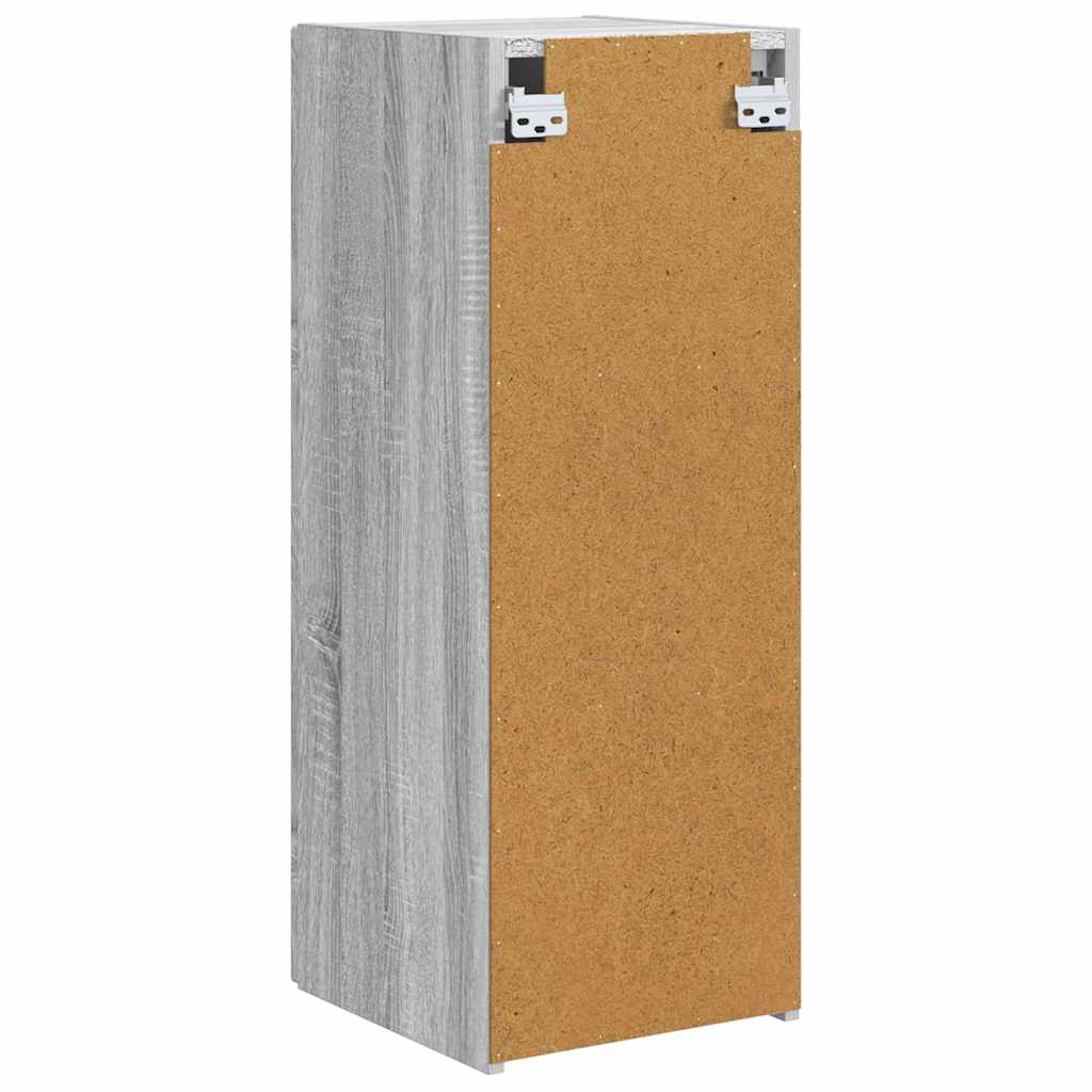 TV-Wandschrank 2 stk. Sonoma-Grau Holzwerkstoff