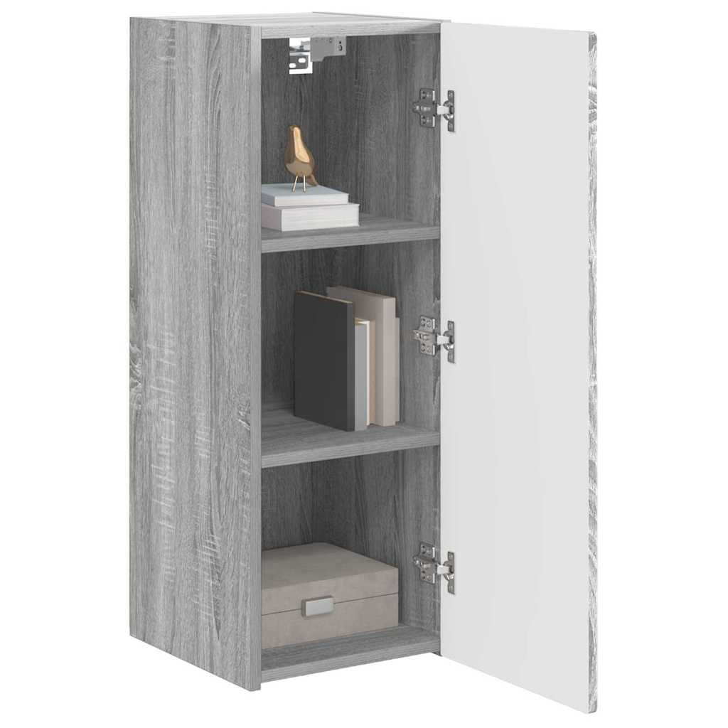 TV-Wandschrank 2 stk. Sonoma-Grau Holzwerkstoff