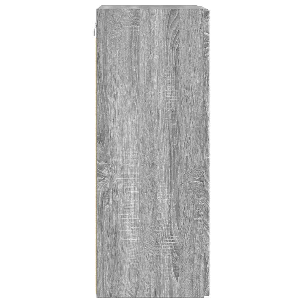 TV-Wandschrank 2 stk. Sonoma-Grau Holzwerkstoff