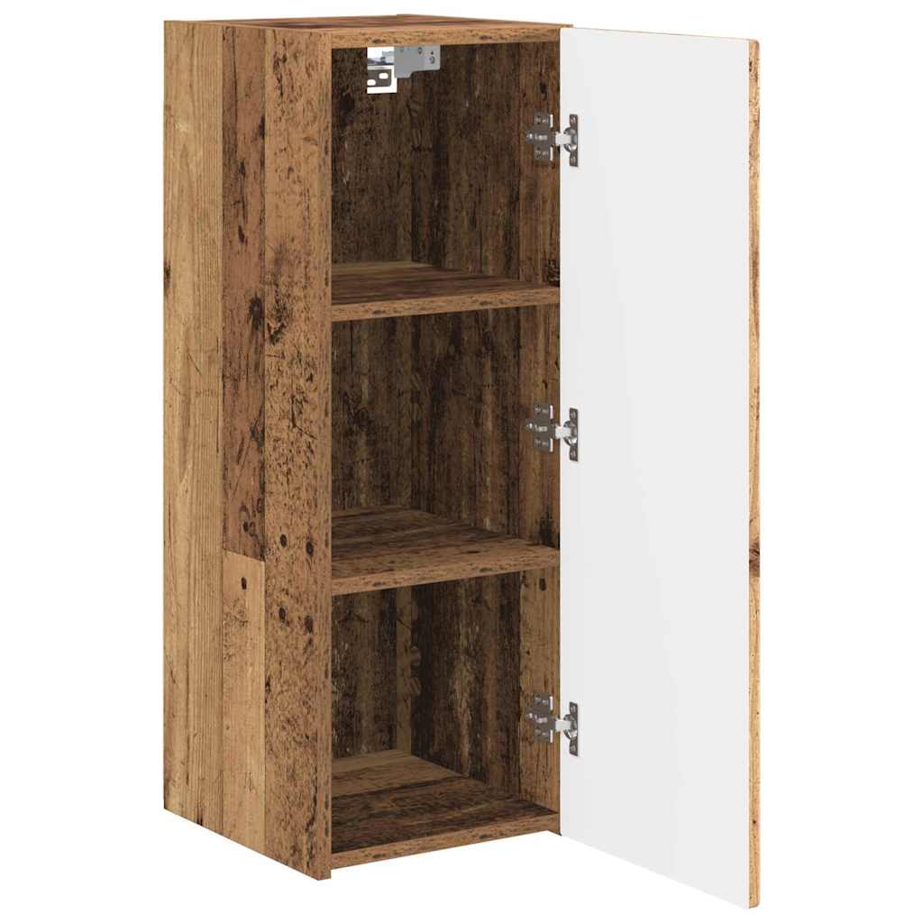 TV-Wandschrank 2 stk. Altholz Holzwerkstoff