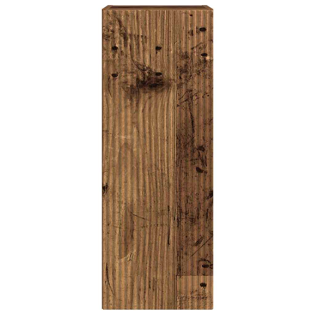 TV-Wandschrank 2 stk. Altholz Holzwerkstoff