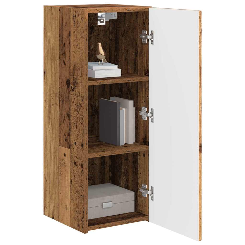 TV-Wandschrank 2 stk. Altholz Holzwerkstoff