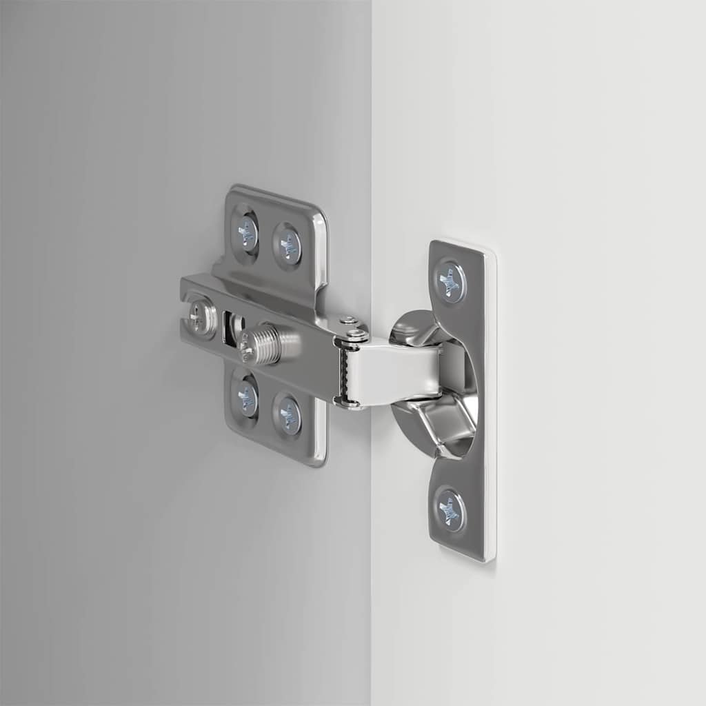 TV-Wandschrank 2 stk. Weiß Holzwerkstoff