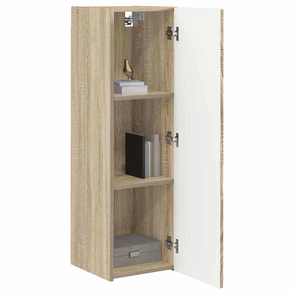 TV-Wandschrank 2 stk. Sonoma Holzwerkstoff