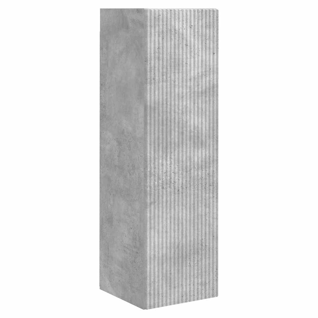 TV-Wandschrank 2 stk. Beton Holzwerkstoff