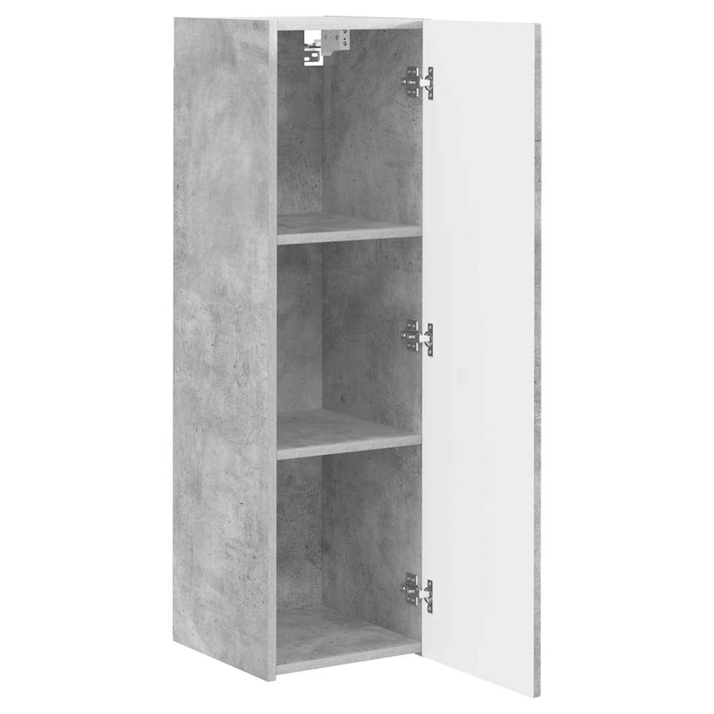 TV-Wandschrank 2 stk. Beton Holzwerkstoff