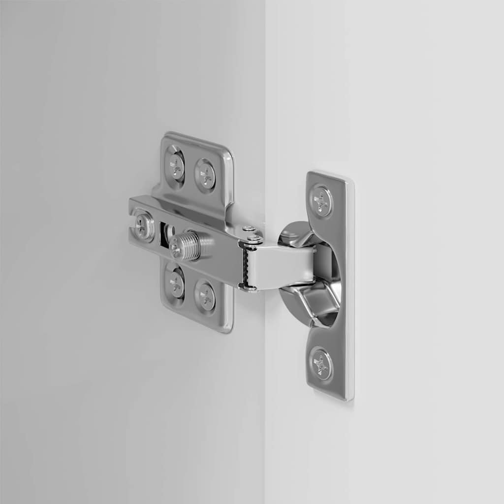 TV-Wandschrank 2 stk. Glänzend Weiß Holzwerkstoff