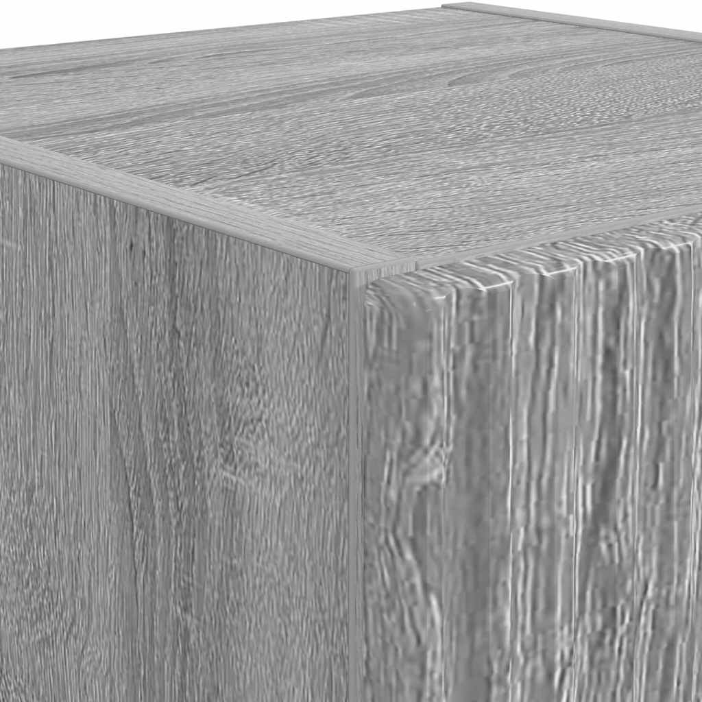 TV-Wandschrank 2 stk. Sonoma-Grau Holzwerkstoff